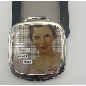 Anne Tainter Compact Mirror Maybe I Want To Look Cheap Open Box New